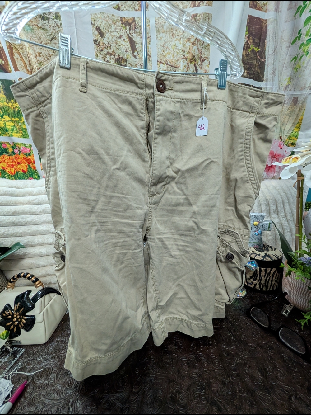 Arizona Jean Company Men's Cargo Shorts - Khaki
